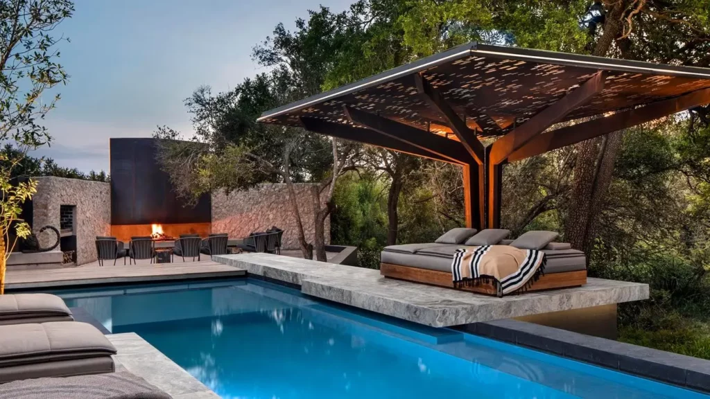 Pool Deck At Cheetah Plains in Sabi Sands