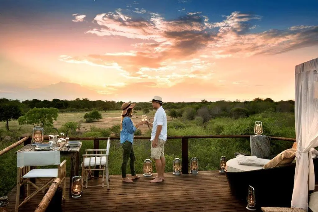 Sunset at Chalkley Treehouse