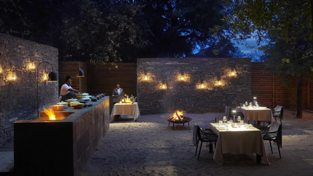 Lion Sands Ivory Lodge Boma
