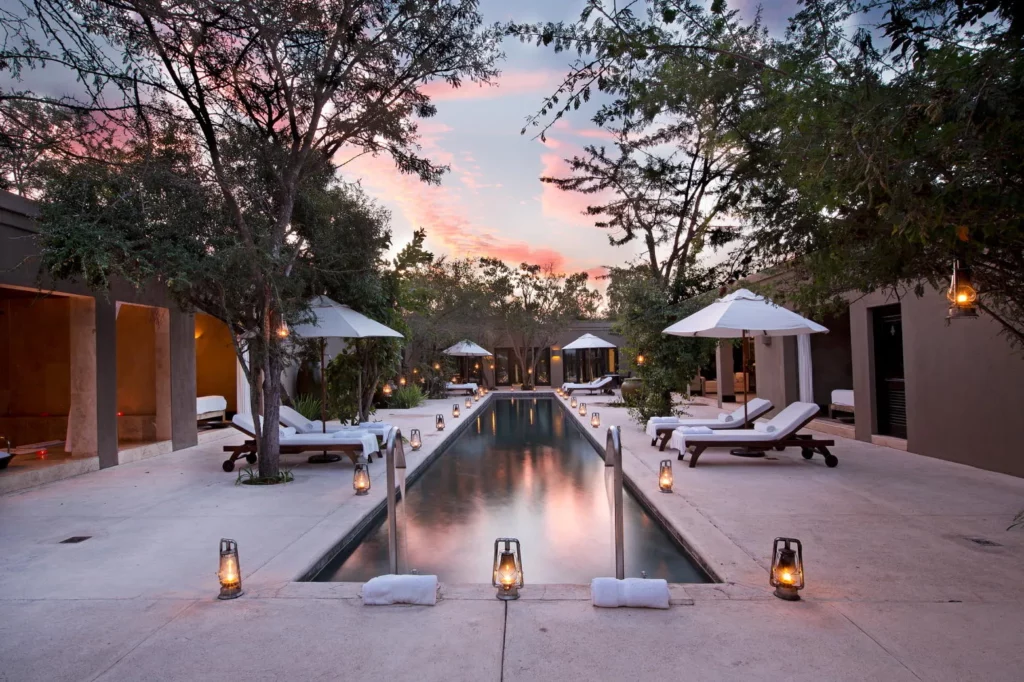 Spa Pool at Royal Malewane